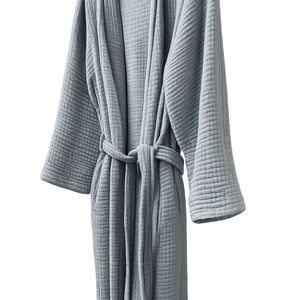 Parachute light teal blue bathrobe